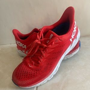 Nice pair of hoka Clifton 7s. Some wear but lots of life left.